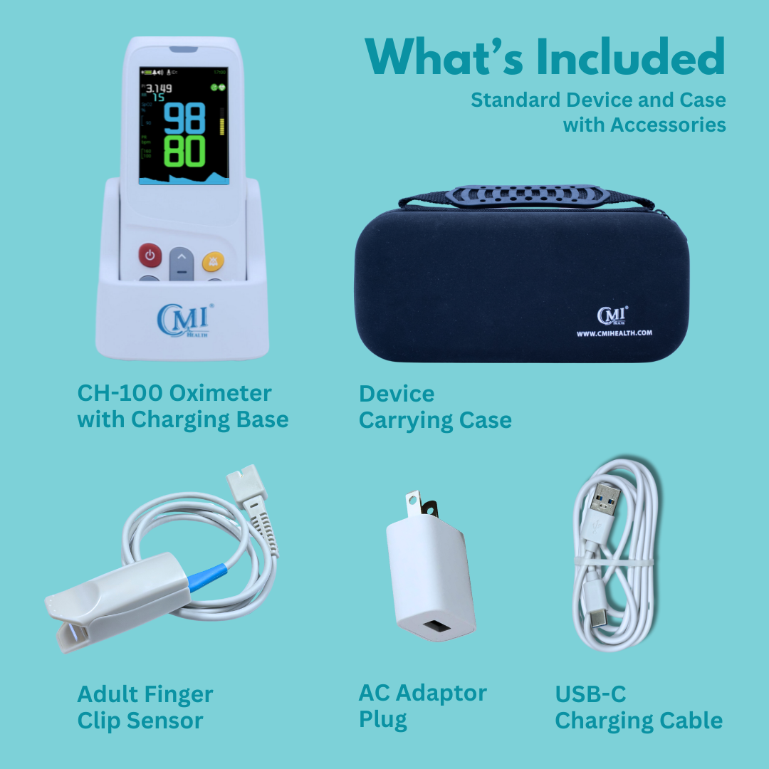 Rechargeable | Handheld Oximeter CH-100