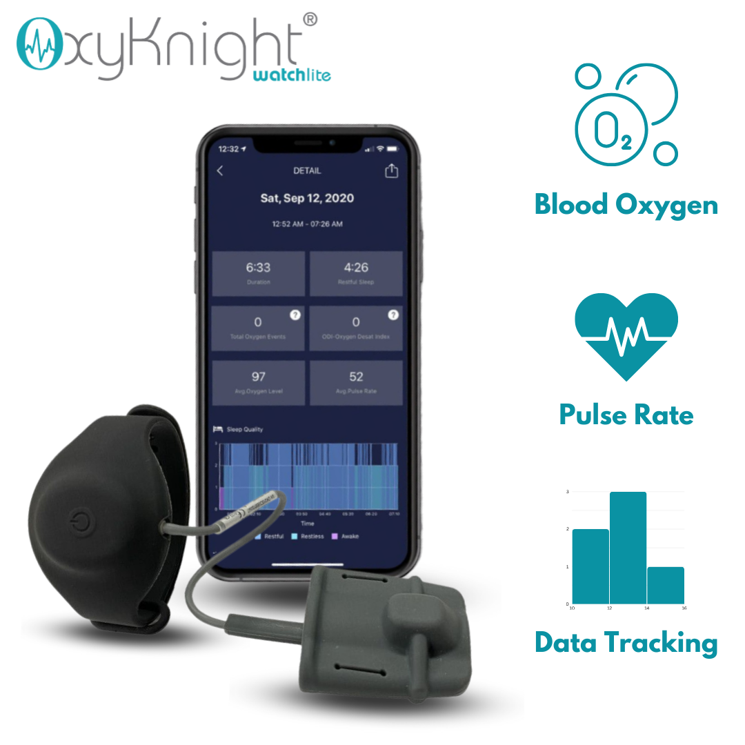 OxyKnight® Watch Lite | Adult | Smart Sleep Oximeter