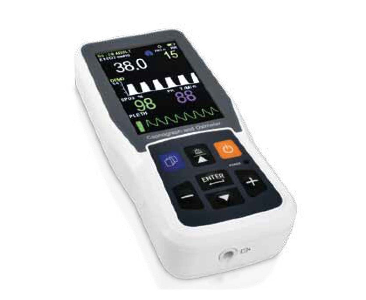 PC-900B handheld capnograph and oximeter